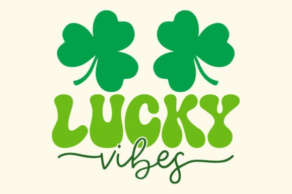 Download Retro St. Patrick's Day Svg, Lucky Vibes - St. patrick's day Collection