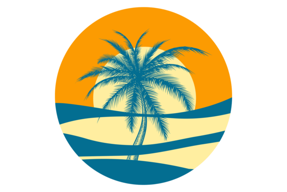 Download Beach Paradise Logo. Colorful Summer Vac - Beach paradise Collection