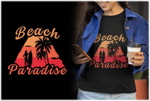 Download Beach Paradise T-Shirt Design - Premium Bundle