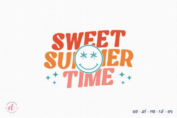 Download Retro Sweet Summer Time SVG Design - Summer time svg Collection